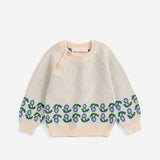 Stamp Bloom Jacquard Jumper (Offwhite)