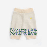 Stamp Bloom Knitted Pants (Offwhite)