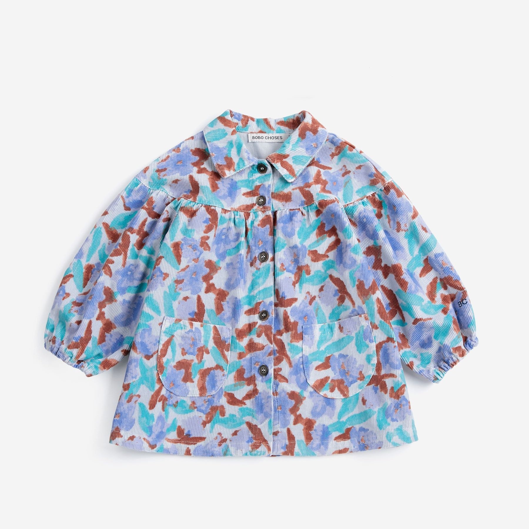 Watercolor All Over Woven Dress (Offwhite)