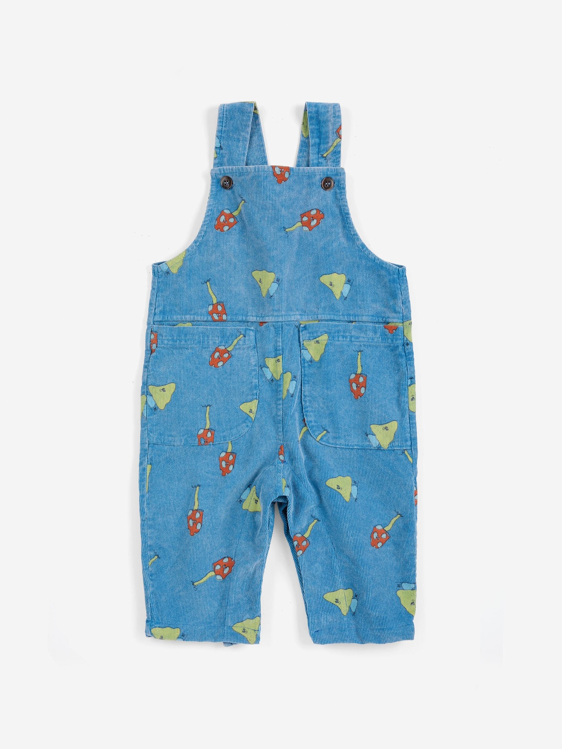 Mush Monster Duo All Over Corduroy Overall (Blue)