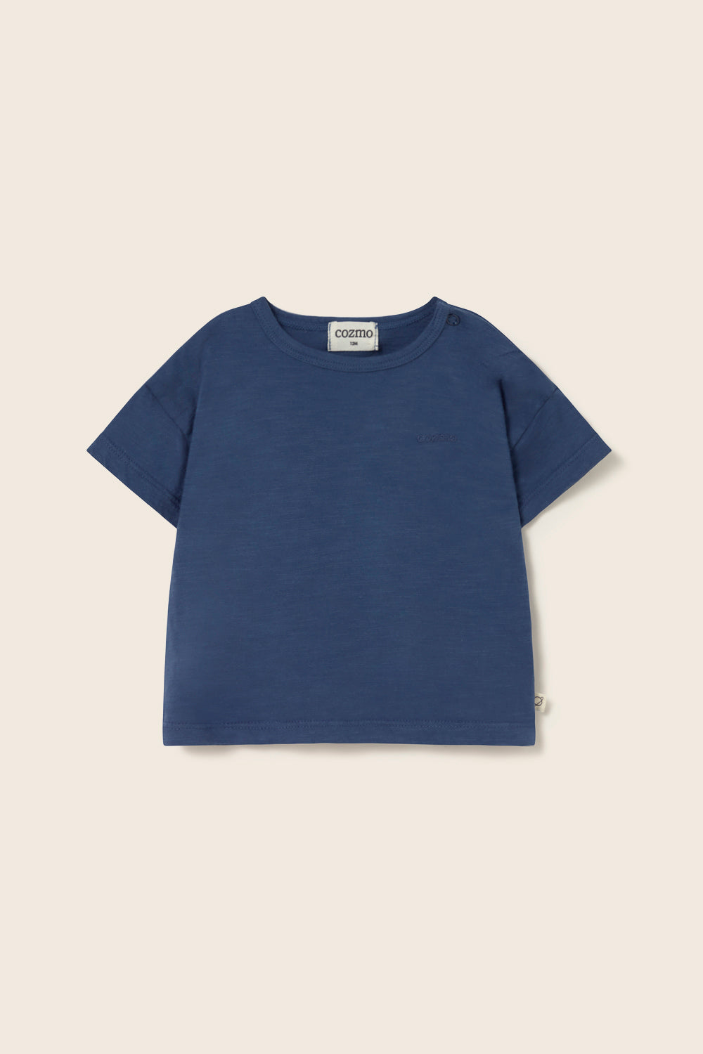Soft Slub Cotton T-Shirt (Navy)