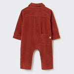 Baby Corduroy Jumpsuit (Ginger)