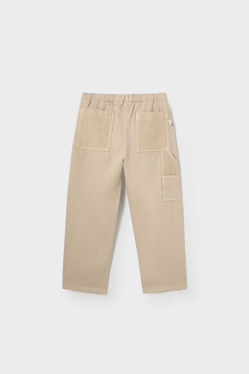 Cotton Twill Baby Pants (Stone)