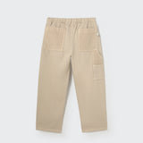 Cotton Twill Baby Pants (Stone)
