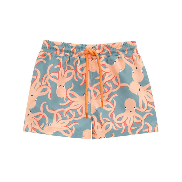 Boys Woven Swim Shorts (Octopus)