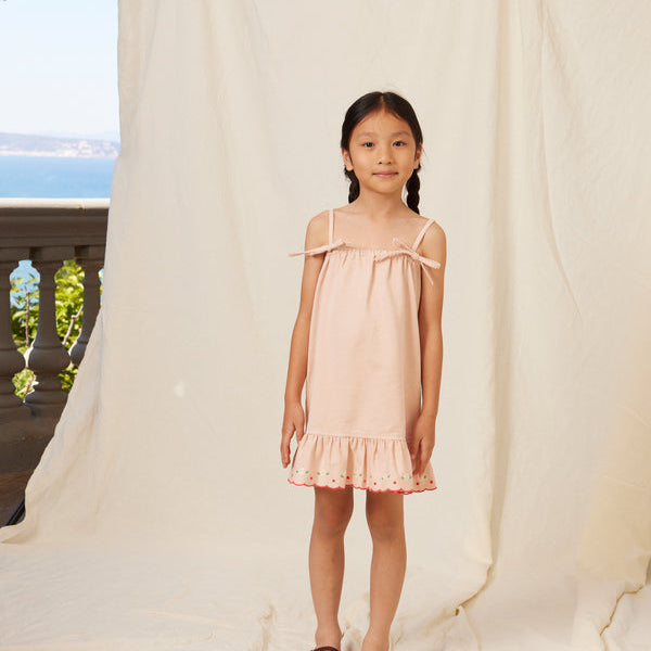 Mara Strap Dress (Shell Pink)