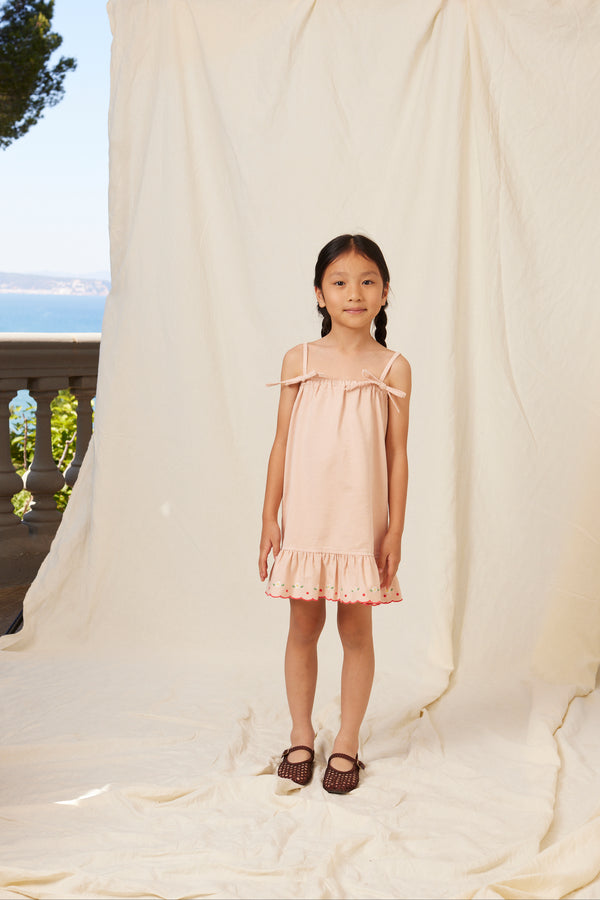 Mara Strap Dress (Shell Pink)