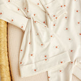 Bamboo Swaddle + Knotted Hat (Valentine)