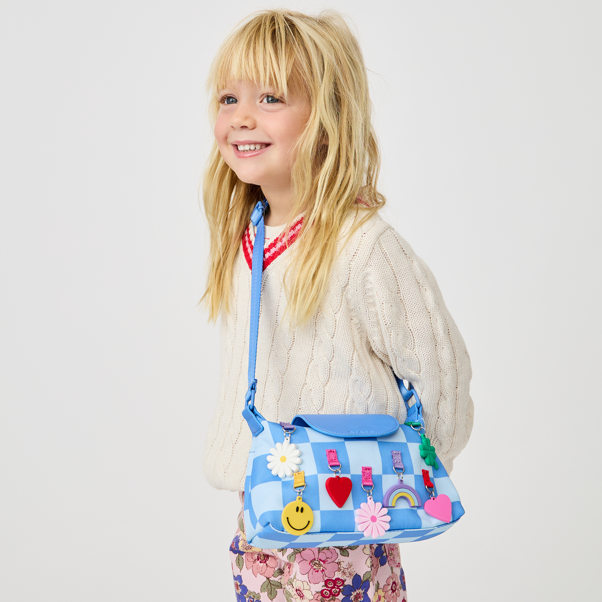 Chelsea Pouchette (Charms Blue Check)