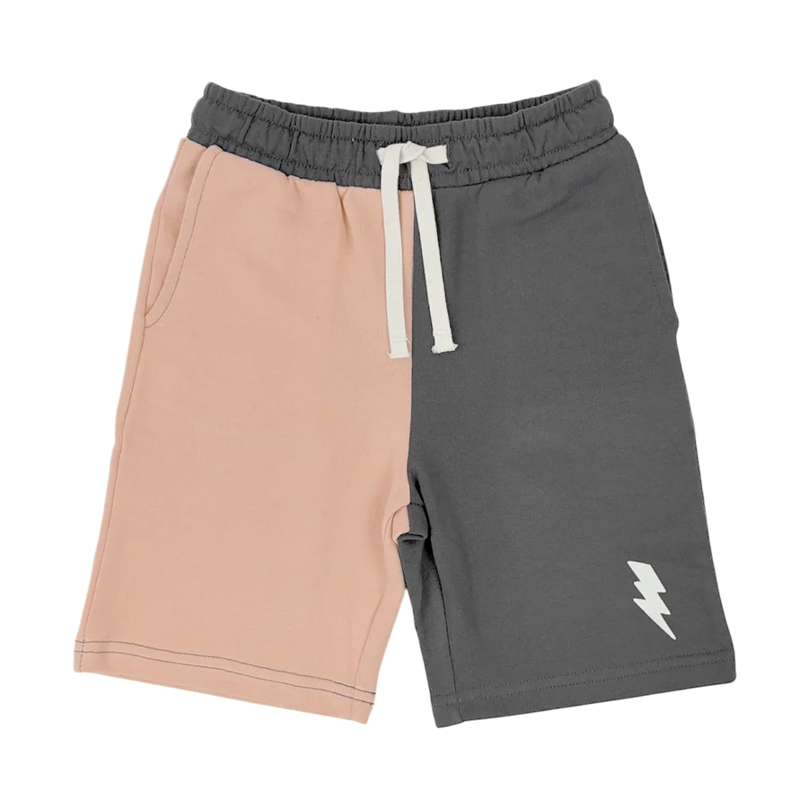 Bolt Sweat Shorts (Coral)