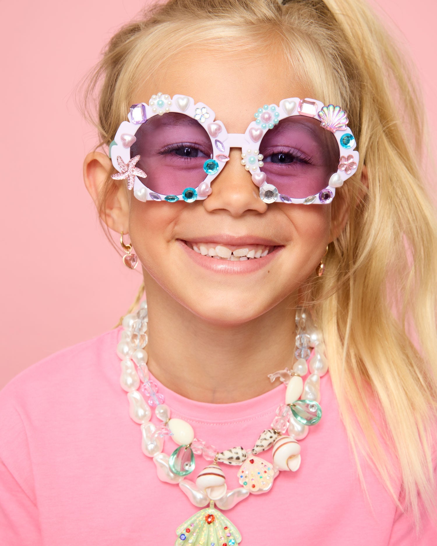Gemify Sunglasses and Case (Mermaid Splash and Sparkle)