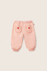 Cotton Linen Ruffle Pants (Cloud Pink)