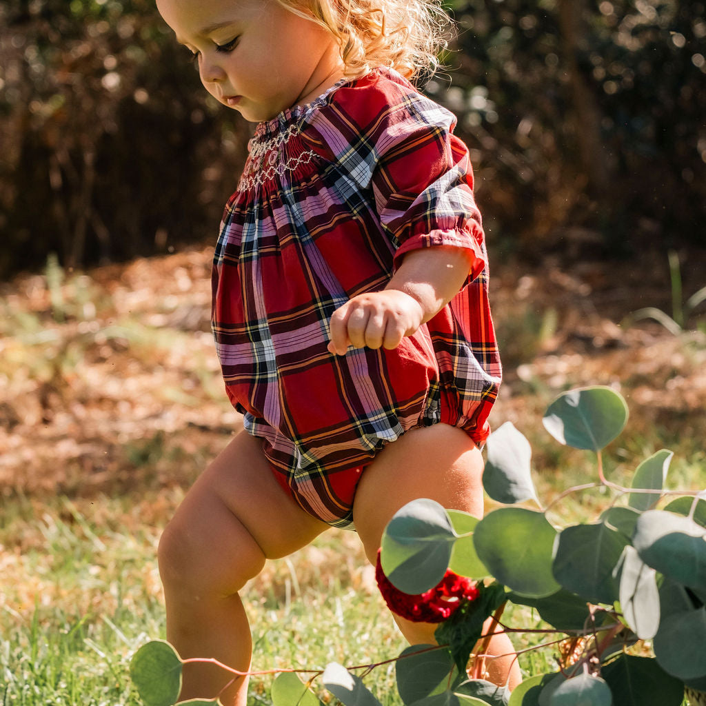 Nora Romper (Heritage Tartan)