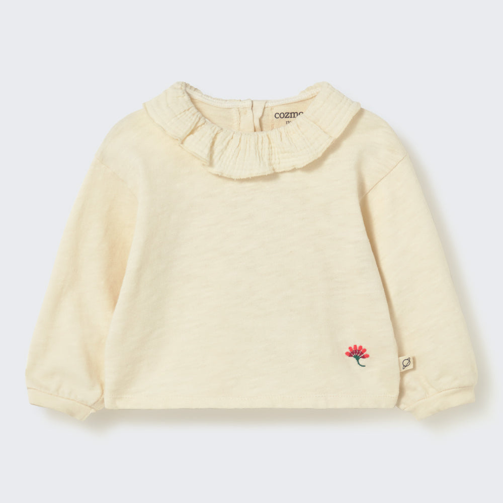 Baby Ruffle T-Shirt (Ivory)