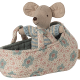 Baby Mouse in Carry Cot (Blue)