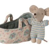 Baby Mouse in Carry Cot (Blue)