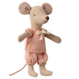 Little Sister Mouse in Matchbox (Gingham)