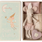 Tooth Fairy Little Sister Mouse in Matchbox