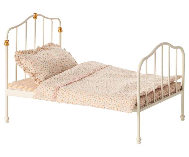 Vintage bed, Mouse (Off white)