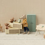 Sleepy Wakey Baby Mouse in Matchbox (Rose)