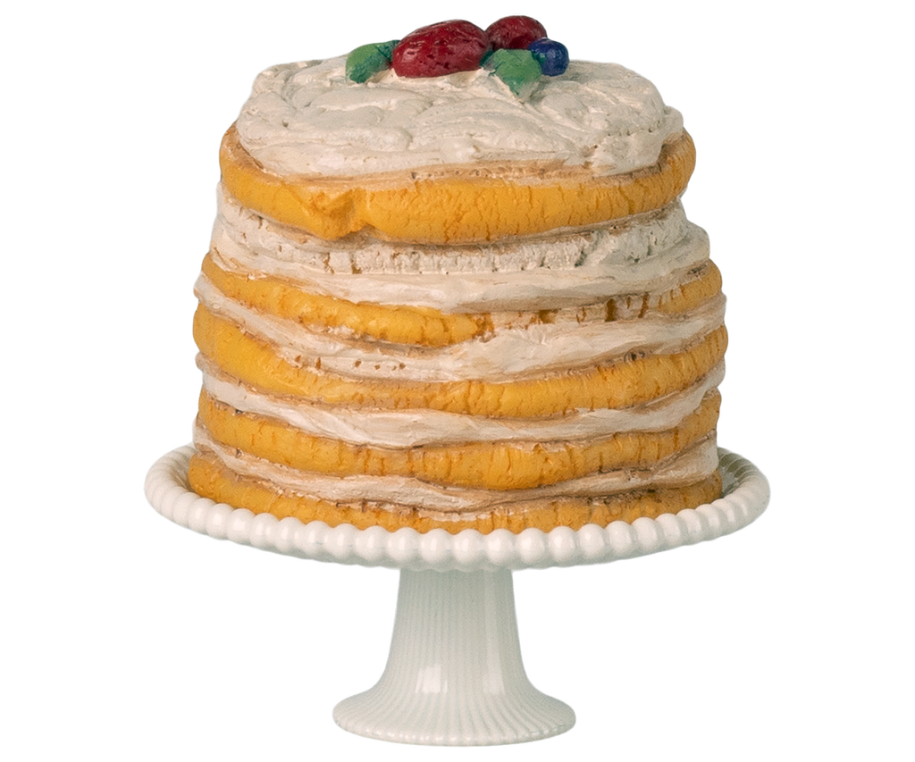 Mouse Party Cake and Cake Stand (Off White)