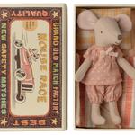 Big Sister Mouse in Matchbox (Polka Dot)