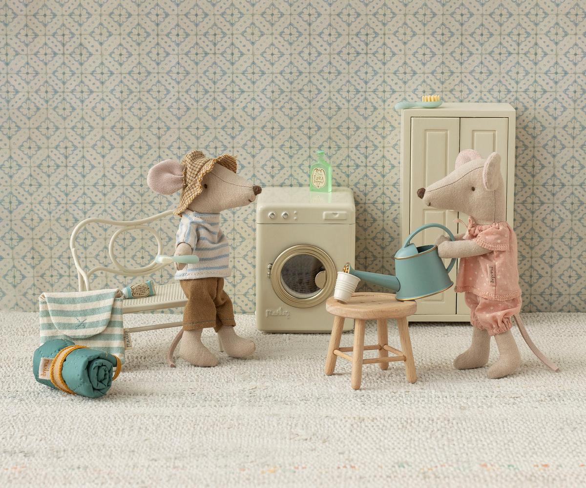 Washing Machine Mouse (Off White)