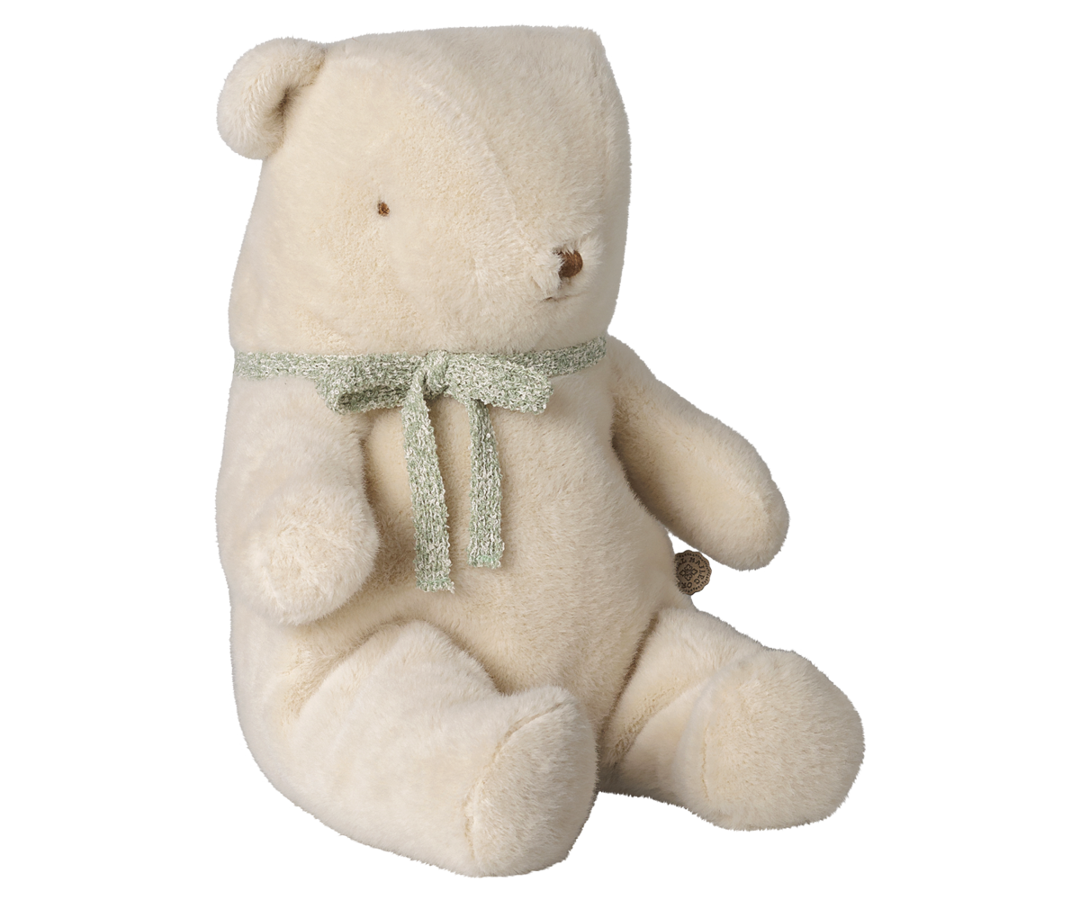 Teddy Bear Plush, Medium (Off White)