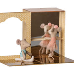 Ballet Mice in Dance Studio (Little Sister and Brother)