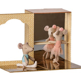 Ballet Mice in Dance Studio (Little Sister and Brother)