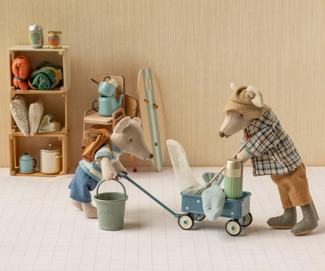 Wagon Mouse (Blue)