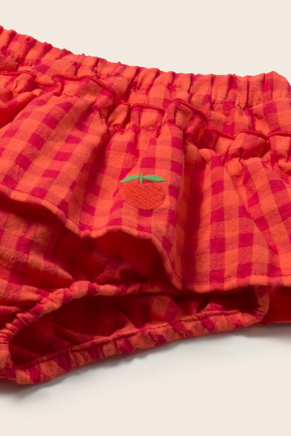 Gingham Cotton Bloomers (Tomato)