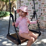 3 Piece Girls Swim Set (Lilac Blossom)