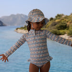 Long Sleeve Swimsuit (Diamonds)