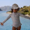 Long Sleeve Swimsuit (Diamonds)