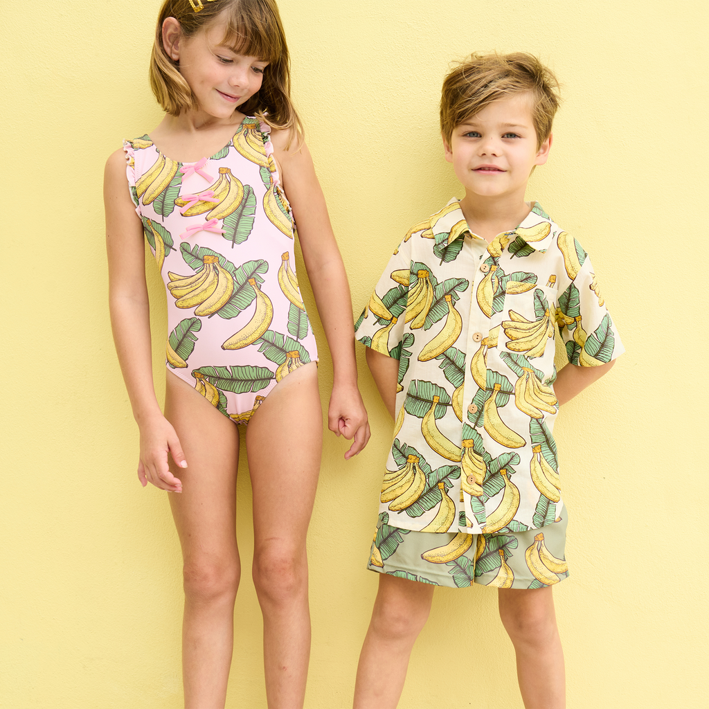 Boys Jack Shirt (Banana Leaves)