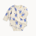 Doodle Organic Cotton Bodysuit (Elephant)
