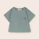 Gingham Cotton Top (Blue)