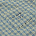 Gingham Cotton Top (Blue)