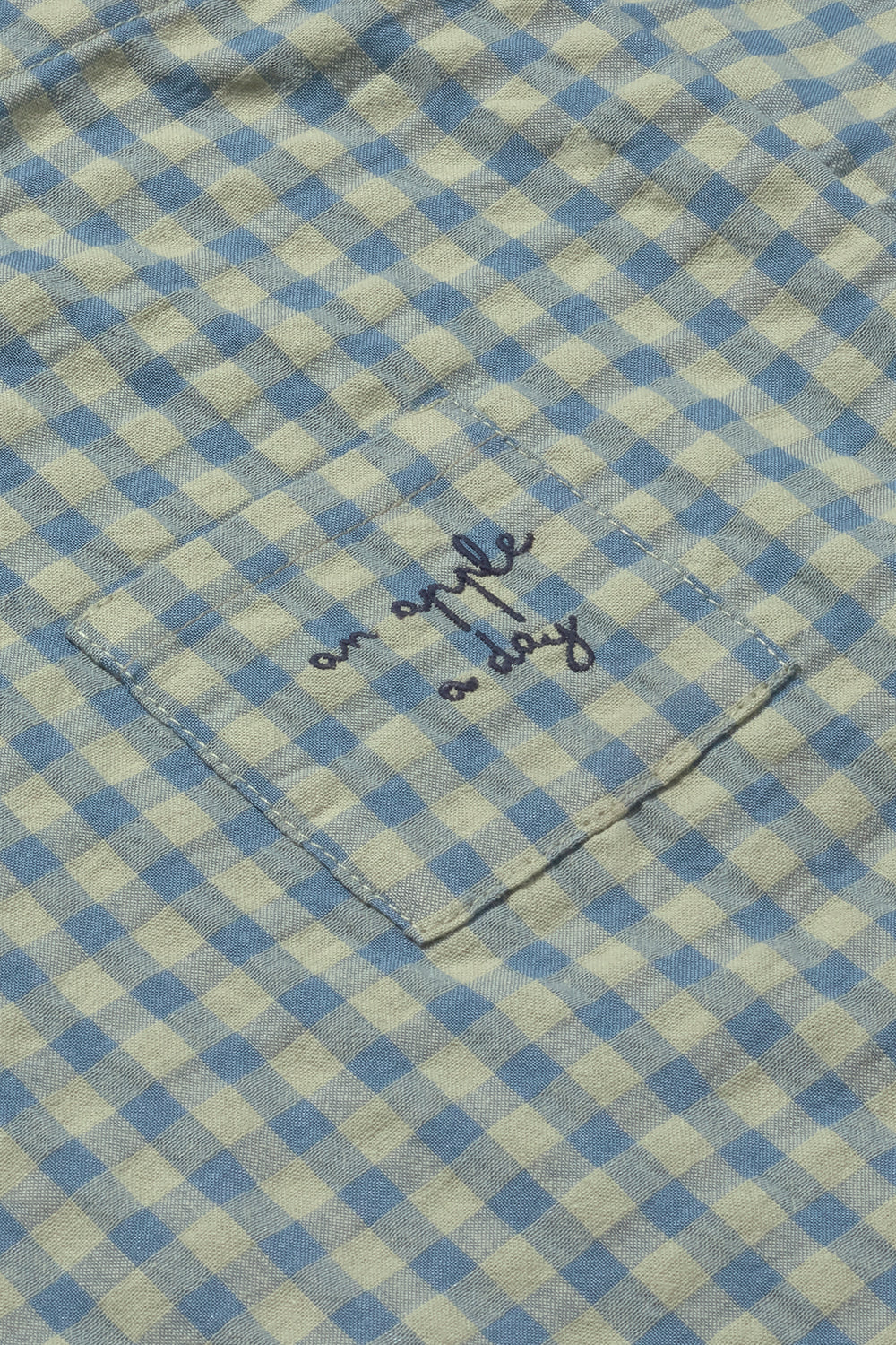 Gingham Cotton Top (Blue)