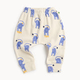 Downy Organic Cotton Harem Pant (Elephant)