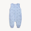 Sleeveless Pant Romper (Seersucker Stripe Stars)