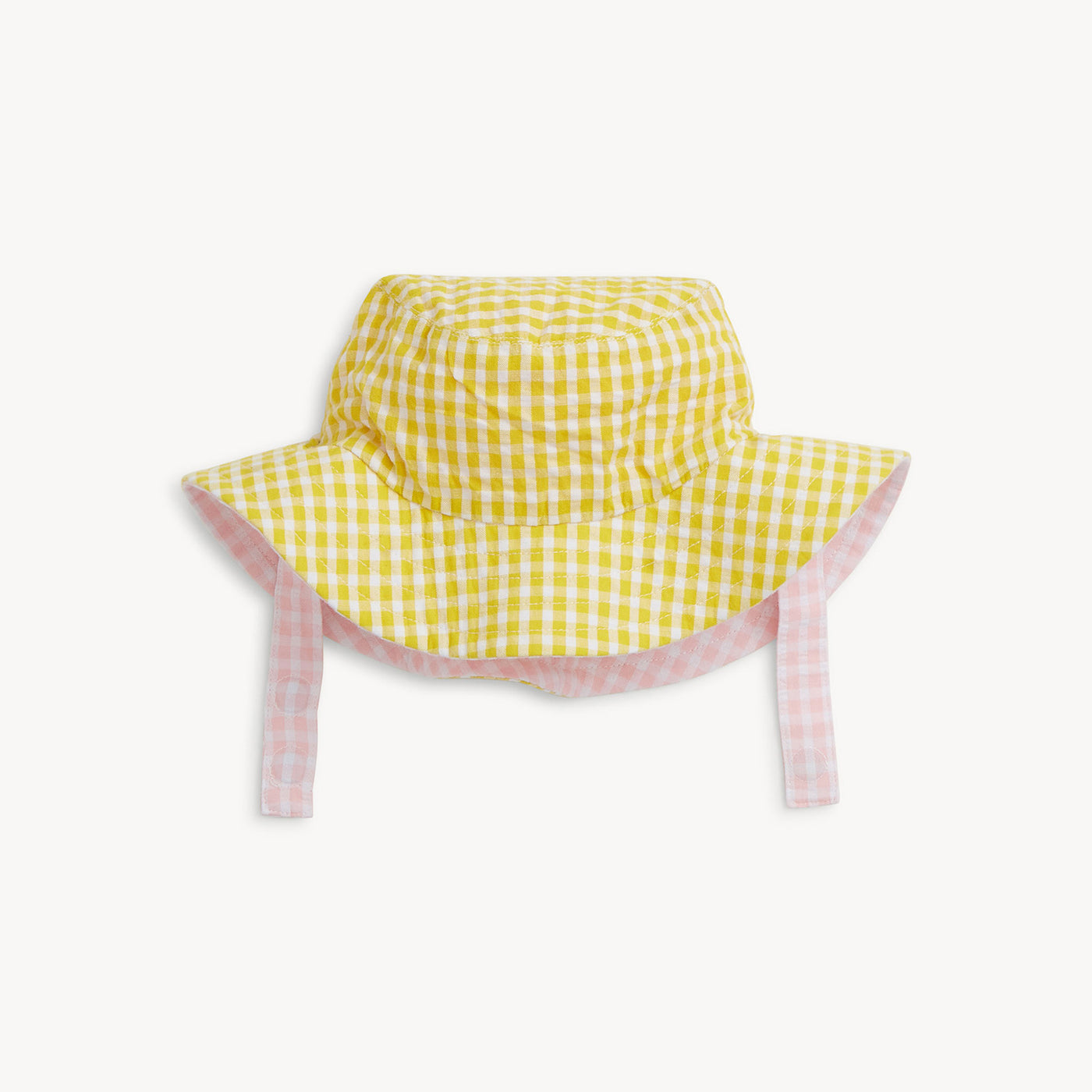 Bucket Hat (Shell Pink Gingham)