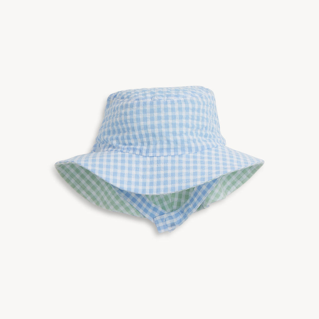 Bucket Hat (Cloud Blue Gingham)