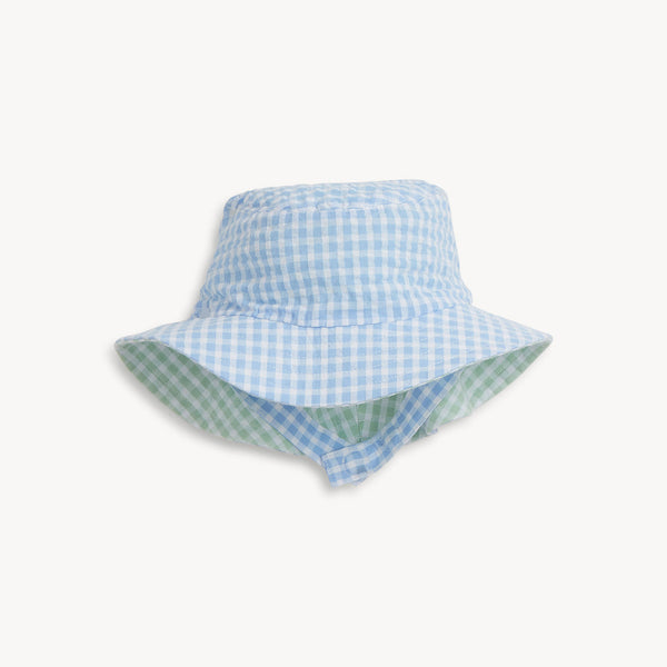 Bucket Hat (Cloud Blue Gingham)