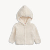 Chenille Cardigan with Hood