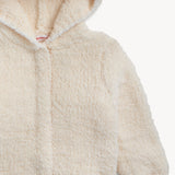 Chenille Cardigan with Hood
