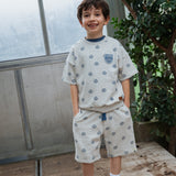 Boys Relaxed Fit Sweatshorts (Soccer Balls)