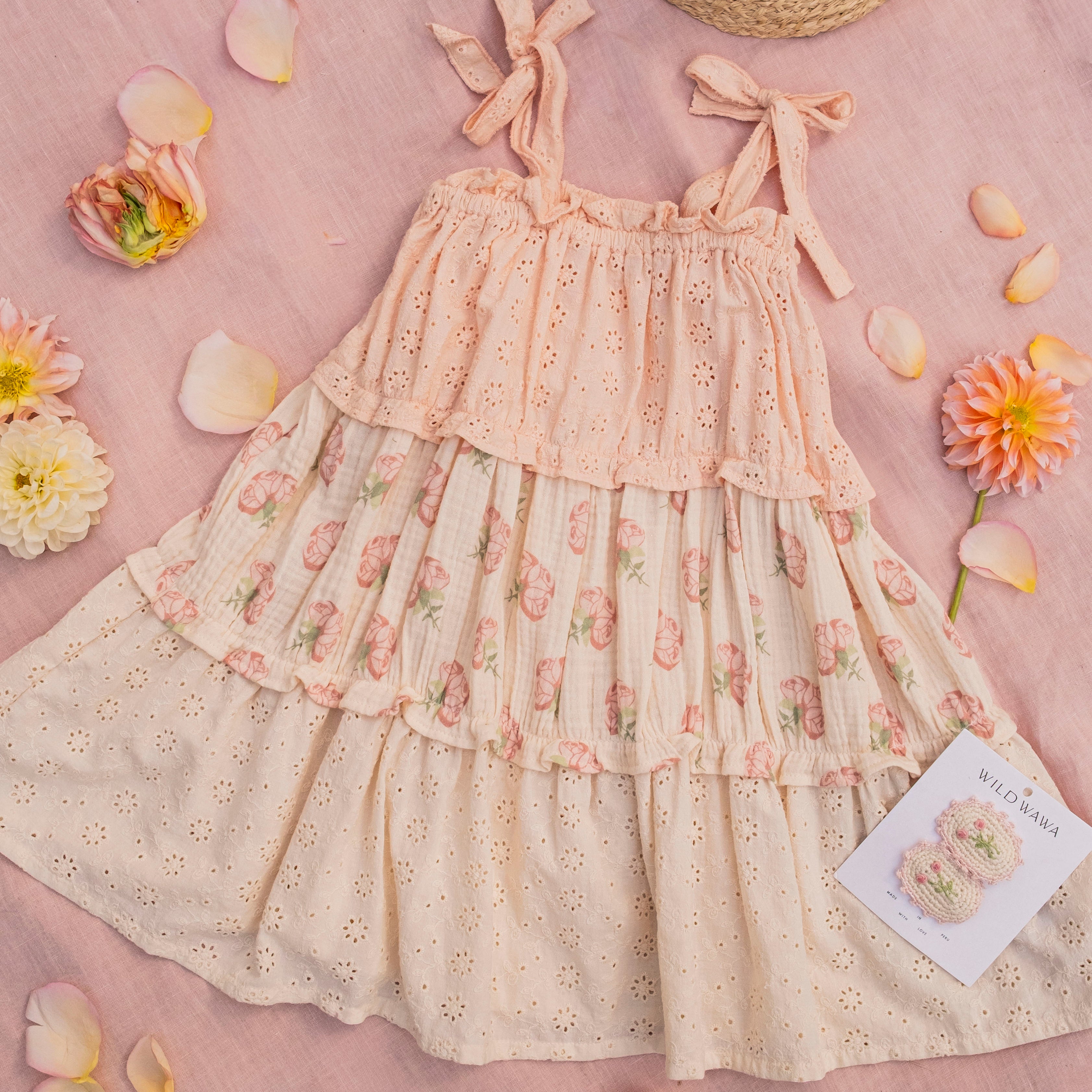 Amber Dress (Pink Rose)