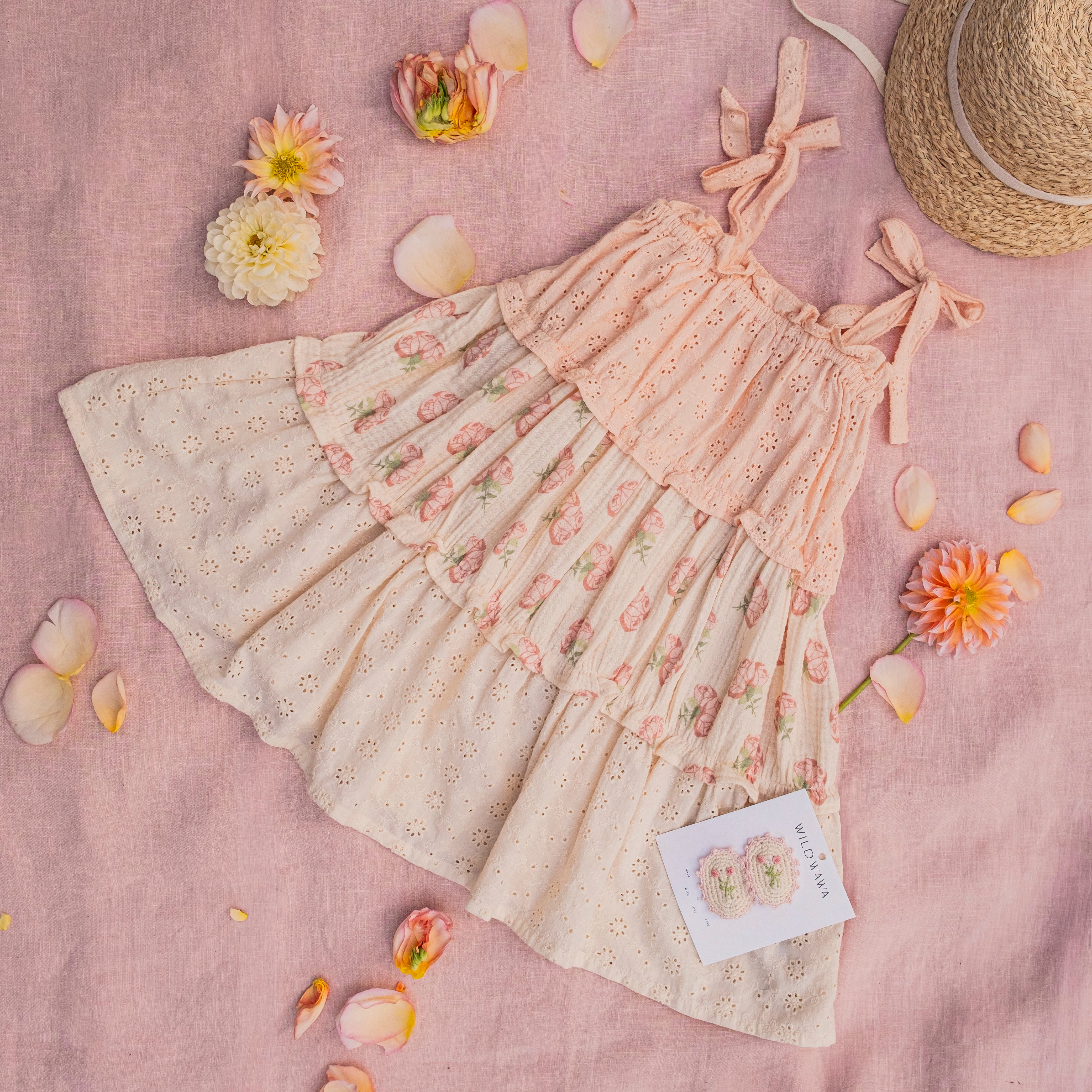 Amber Dress (Pink Rose)